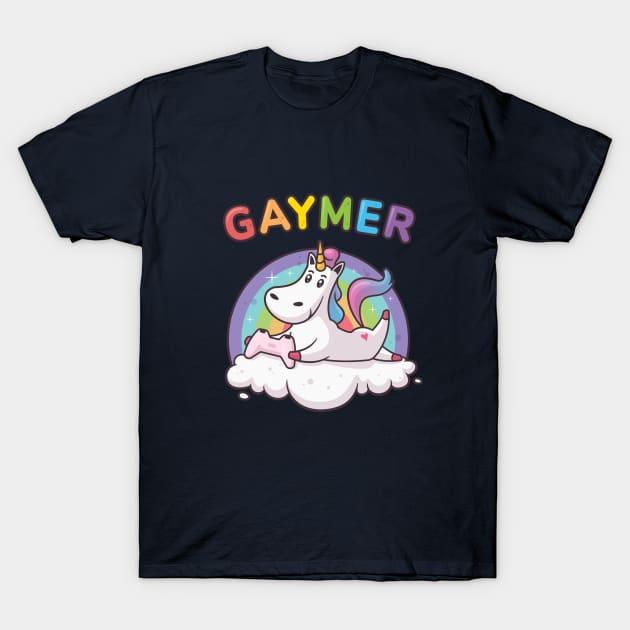 Gaymer Unicorn T-Shirt by zoljo